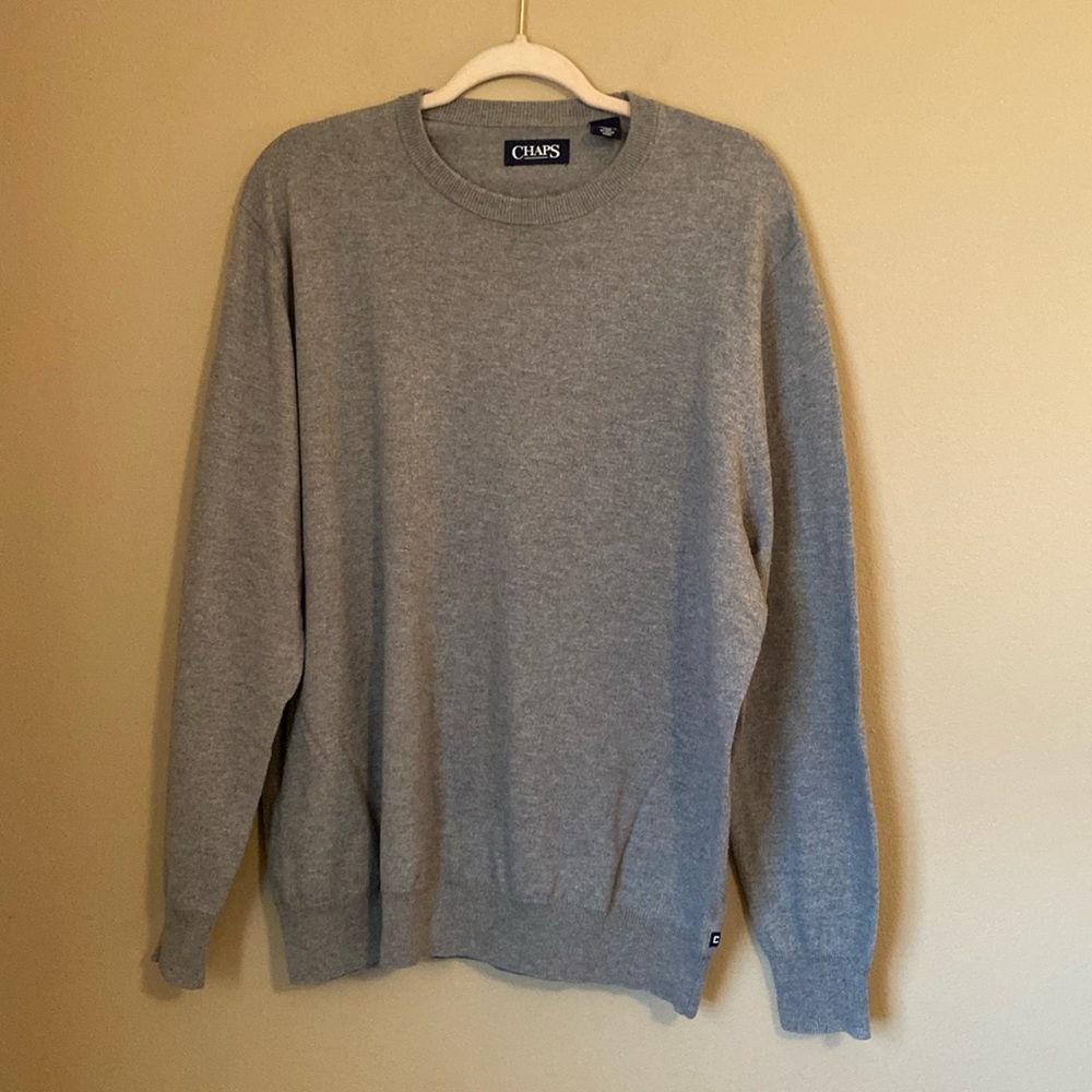 Chaps Men’s Gray Sweater Large